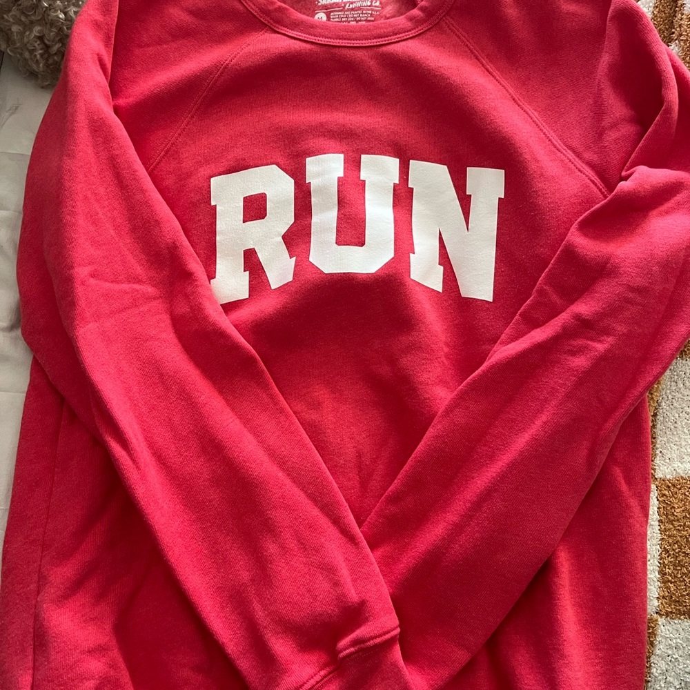 Sarah Marie Running Red RUN Sweatshirt.